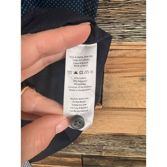 Jachs New York NWT Short Sleeve casual button front Shirt sz S - Picture 5 of 6